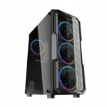 Kompiuterio korpusas darkFlash Aquarius Acrylic Midi Tower RGB