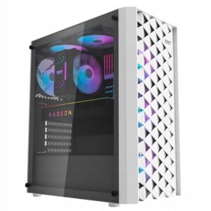 Kompiuterio korpusas darkFlash DK351 Atx Midi Tower RGB 4 ventiliatoriai