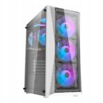 Kompiuterio korpusas darkFlash DK352 Plus balta su 4 ARGB ventiliatoriais