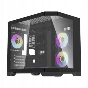 Kompiuterio korpusas darkFlash FT418 M atx 6 ARGB ventiliatorių