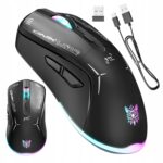 OnikumaCW917BezprzewodowaMyszGamingowaOptycznaPodsweitlenieRGB belsilt ONIKUMA CW917 belaidė optinė RGB žaidimų pelė