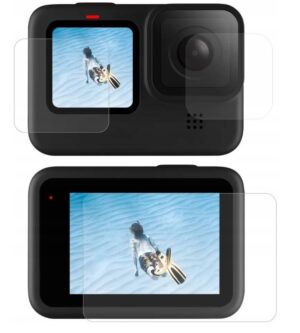 Apsauga apsauginė ant 2x ekranas objektyvas skirta GoPro Hero 12 11 10 9 Black TELESIN
