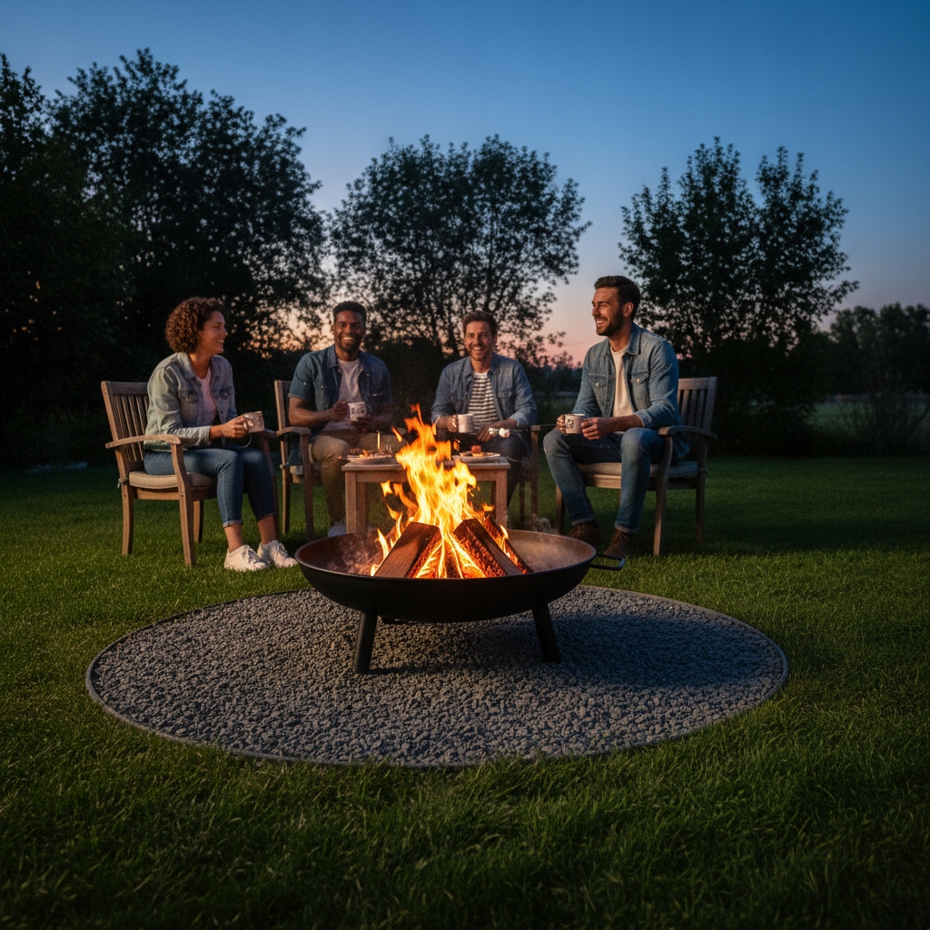 PALENISKOOGRODOWE58CMSTALOWEOGRODOWEOGNISKOGRILLKOCIOLKARUSZTDUZEProducentMebloweLove belsilt Sodo laužavietė 58 cm plieninė su grotelėmis patogiam laužui