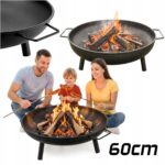 Sodo laužavietė 60 cm plieninė su grotelėmis 60 cm modelis 66