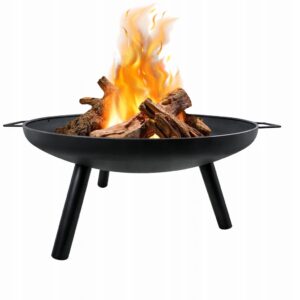 Sodo laužavietė 60 cm plieninė su rankenomis 60 cm modelis 61
