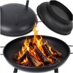 Ketaus katiliuko ir laužavietės rinkinys 58 cm plieninė 58 cm modelis 132
