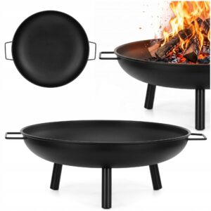Sodo laužavietė 60 cm plieninė su rankenomis 60 cm modelis 12