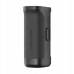 Juodas PGYTECH MagCam laikiklis su integruotu 3000 mAh išoriniu akumuliatoriumi USB C ir 10 W įkrovimu