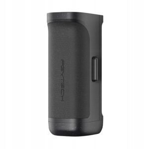 Juodas PGYTECH MagCam laikiklis su integruotu 3000 mAh išoriniu akumuliatoriumi USB C ir 10 W įkrovimu