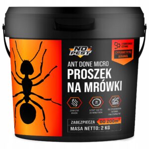 Micro No Pest insekticidiniai milteliai skruzdėlėms produkto kiekis 2 kg  lizdams naikinti