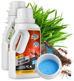 No Pest insekticidiniai milteliai skruzdėlėms produkto kiekis 1 kg  lizdams naikinti
