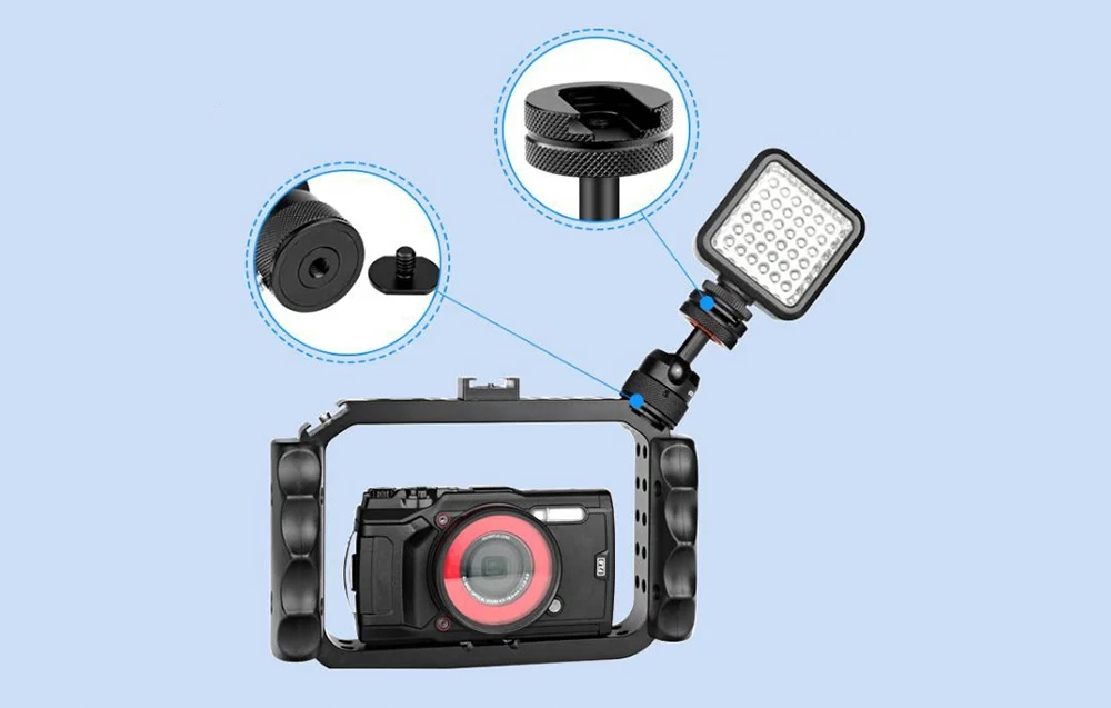 PULUZAdapterKulowydoStatywu360LekkaAluminiowaGlowicaCzarnyKodproducentaPU1057B belsilt PULUZ rutulinis adapteris skirtas trikojui 360° lengvas aliumininis juodas laikiklis