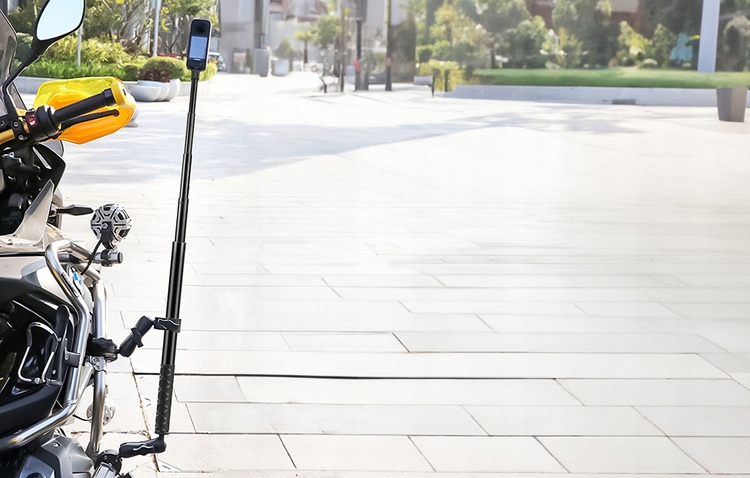 PULUZPU496BZestawmocowanzInvisibleselfiestick150cmdlaInsta360Kodtaryfycelnej39269097 belsilt PULUZ PU496B tvirtinimų rinkinys su nematoma 150 cm asmenukių lazda Insta360 kameroms