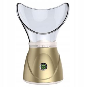 Nešiojamas nano veido garintuvas nano joninis reguliuojamas 60 ml aukso spalvos