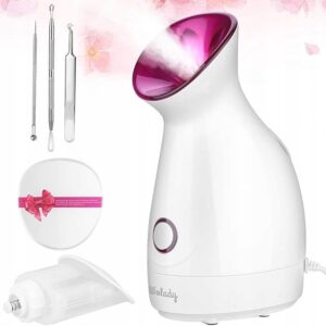ParownicadotwarzyWolady70Wnawilzajacamgielkaoczyszczajacapory belsilt Profesionalus veido garintuvas Wolady nano garų su aromaterapija 70 ml 280 W baltas