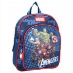 Mokyklinė kuprinė Marvel mėlyna keli skyriai A4 formatui