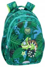 Mokyklinė kuprinė CoolPack žalia 19 l A4 formatui modelis TROPIC 19L