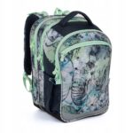 Mokyklinė kuprinė pirmokui Topgal žalia 23 l A4 formatui modelis COCO 23016