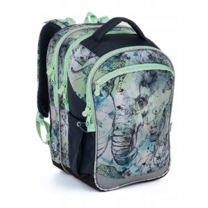 Mokyklinė kuprinė pirmokui Topgal žalia 23 l A4 formatui modelis COCO 23016