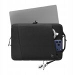 Apsauginis dėklas ant nešiojamam kompiuteriui tomtoc Essence A35 14 juodas skirta Dell MacBook Air  Pro