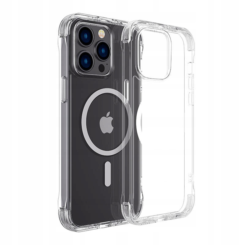 PrzezroczysteEtuiMagnetyczneJoyroomJR14H5CasenaTelefondoiPhone14 belsilt Skaidrūs dėklas magnetiniai Joyroom JR 14H5 dėklas telefonui iPhone telefonui 14