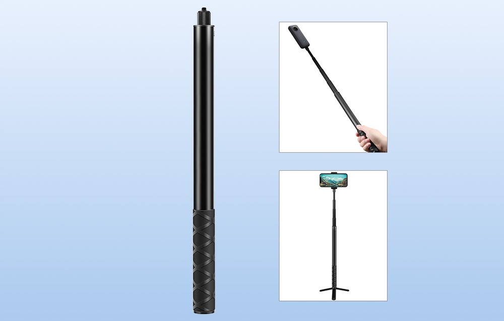 PuluzMetalowyUchwytWysiegnikSelfieStickKameryGoProHeroDJIInsta360KodproducentaPU8161 belsilt PULUZ metalinis laikiklis ištraukiama lazda asmenukių lazda kameros GoPro Hero DJI Insta360