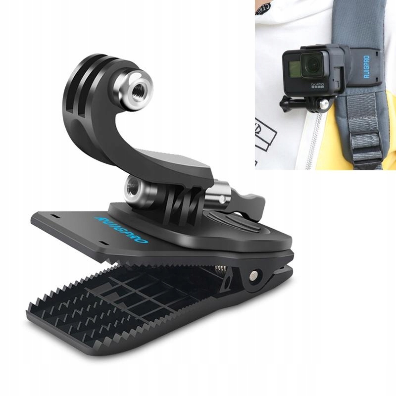 PuluzMocowanieUchwyt360TypuStrapRuigproDoKameryDjiOsmoActionEANGTIN59074896024571 belsilt PULUZ tvirtinimo laikiklis 360° dirželio tipo Ruigpro DJI Osmo kamerai Action