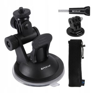 PULUZ automobilinis laikiklis vakuuminis laikiklis prie stiklo GoPro kamerai Hero DJI Insta