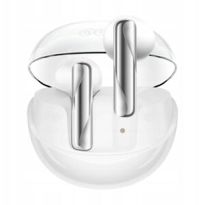 QCY AilyBuds Clear T32 belaidės į ausis dedamos ausinės Bluetooth 53 baltos
