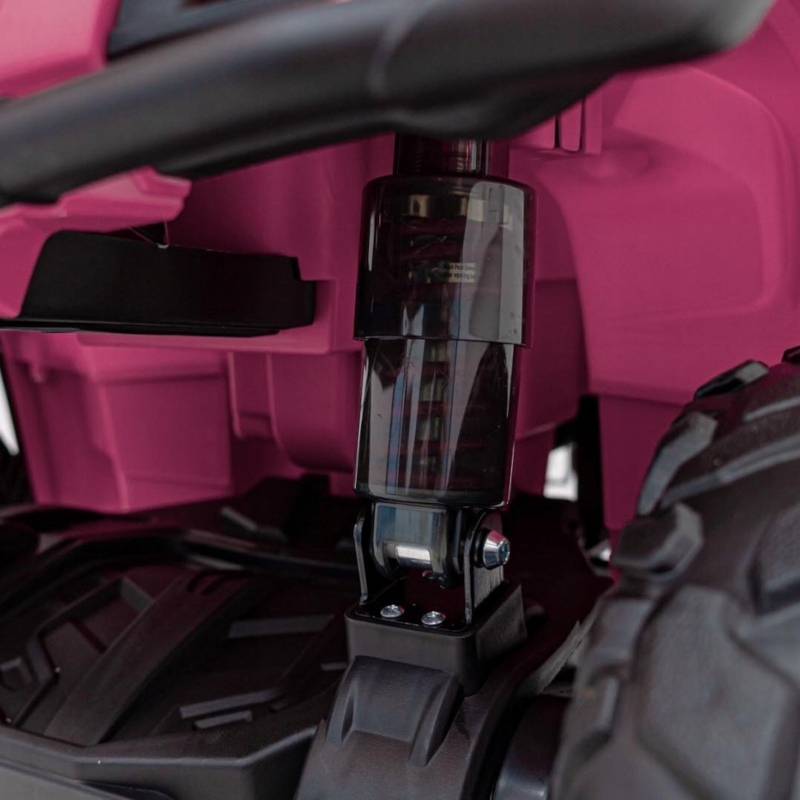 QUADOUTLANDERCA005ATV4X4AUTONAAKUMULATOR12V14AH4X45WPILOTEVACertyfikatyopinieatestyCE belsilt Quad Outlander CA005 4X4 elektrinis automobilis vaikams 12V