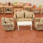 Miniatiūrinis namelis svetainė DIY rinkinys 137x65x72 cm