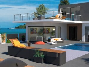 Lauko baseinas 40×80m
