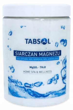 Epsom druska 1 kg magnio sulfatas voniai ir SPA poilsiui