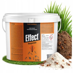 Neopermin insekticidiniai milteliai skruzdėlėms produkto kiekis 25 kg  lizdams naikinti