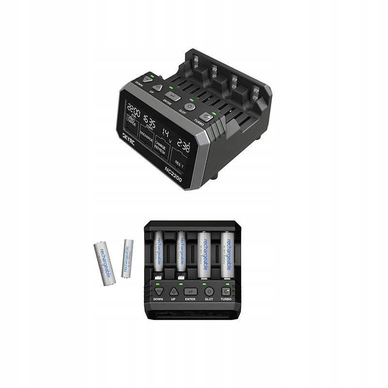 SkyRC NC2200 įkroviklis AA AAA NiMH NiCd 2A DC12 V