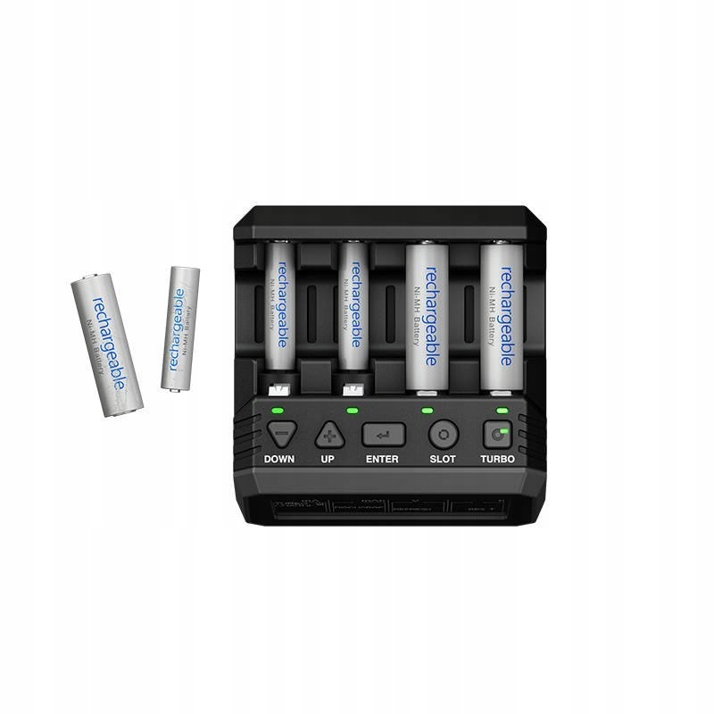 SkyRC NC2200 įkroviklis AA AAA NiMH NiCd 2A DC12 V