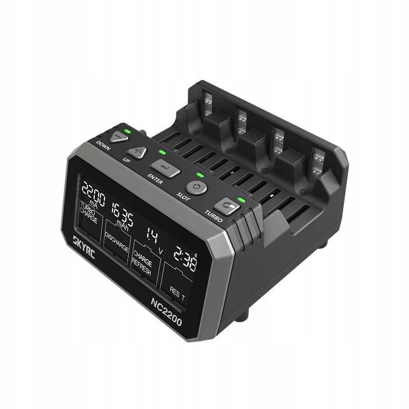 SkyRC NC2200 įkroviklis AA AAA NiMH NiCd 2A DC12 V
