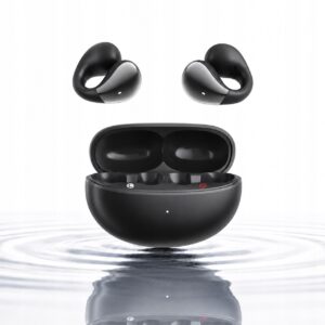 Belaidės ausinės QCY Ows su su segtuku IPX4 BT 5.4 Android iOS USB-C 30h