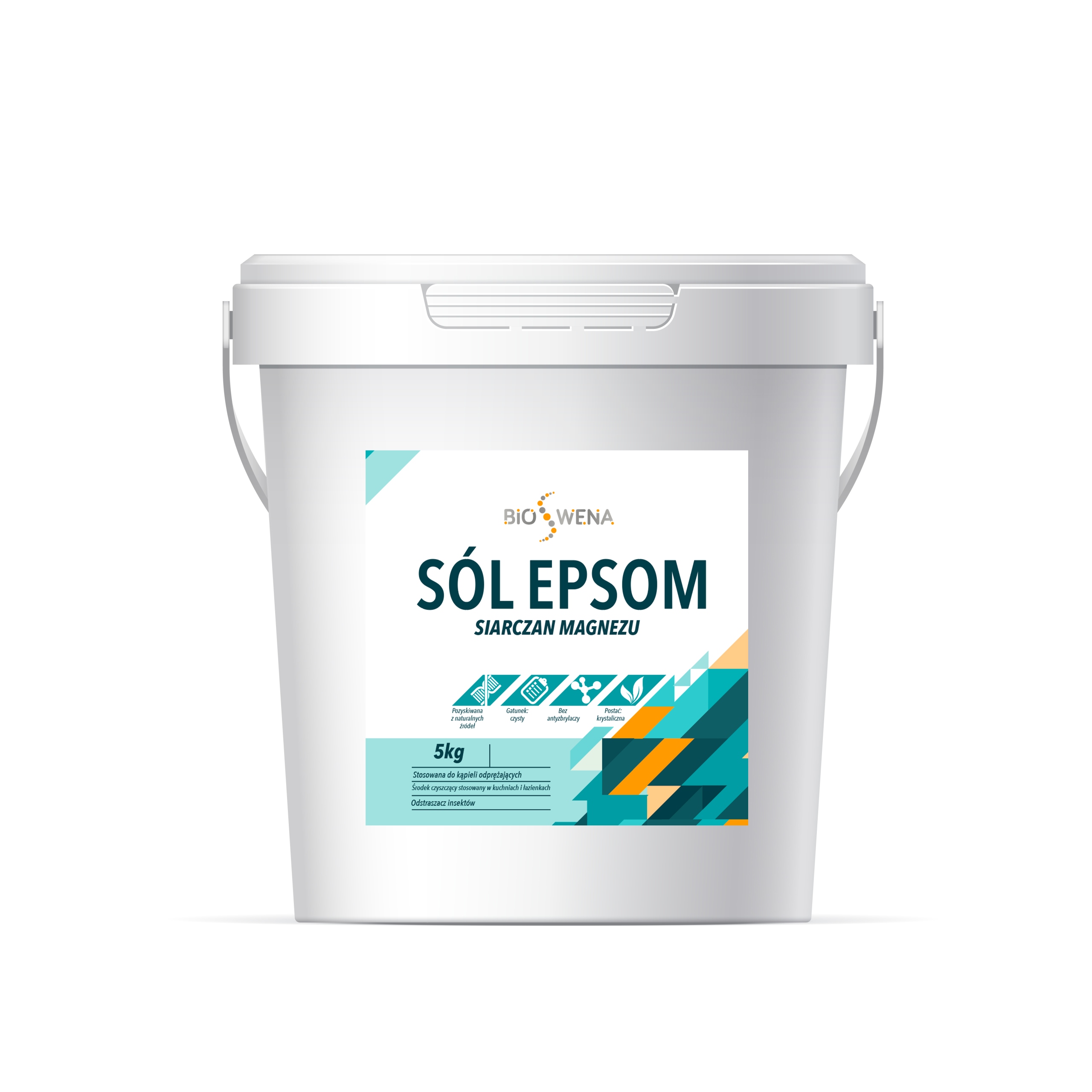 SOLEPSOM5kgSOLGORZKARZYMSKASiarczanmagnezujakoscPREMIUM belsilt Epsom druska 5 kg magnio sulfatas voniai ir namų SPA