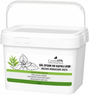 Epsom druska pėdų vonelei su arbatmedžio aliejumi