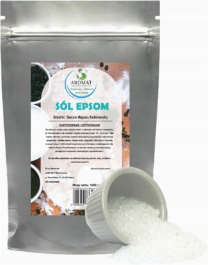 Epsom druska 1 kg magnio sulfatas voniai ir SPA pėdoms