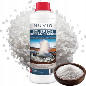 Epsom druska Nuvio 1 kg magnio sulfatas voniai ir SPA