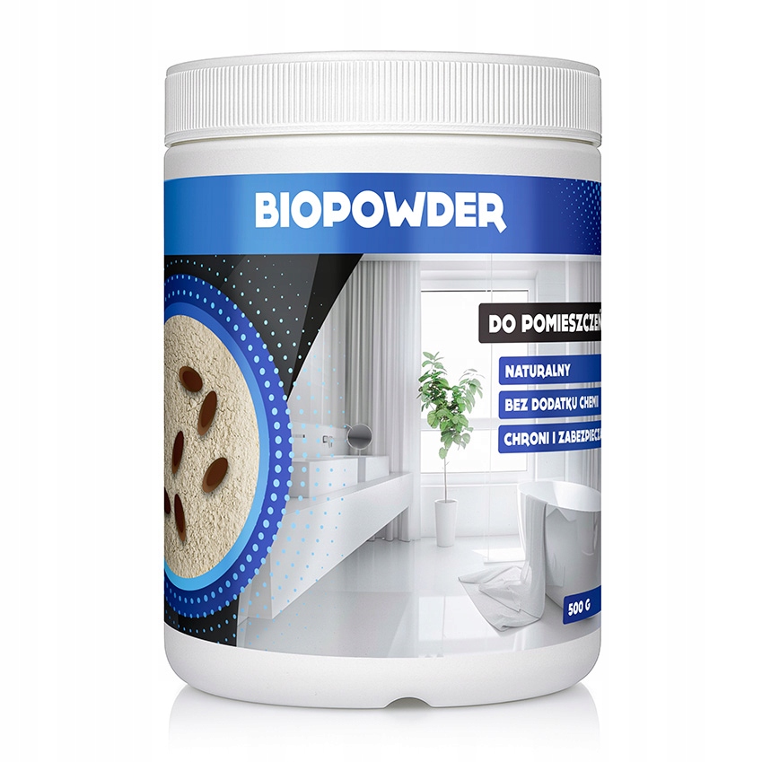 SRODEKNAPRUSAKIKARALUCHYPROSZEKNAKARACZANYBIOPOWDER500GProducentStrong belsilt Biopowder milteliai patalpoms nuo tarakonams palankių sąlygų 500 g