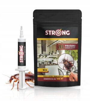 Strong juodas gelis nuo tarakonų ir prūsokų 10 g
