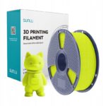 SUNLU Pla Matte filamentas skirta spausdintuvai 3D Matowy 1.75mm 1kg Jasnozielony