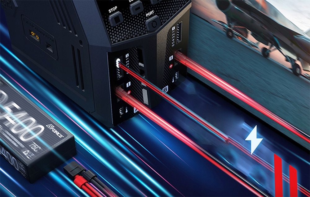 SkyRC T1000 įkroviklis 1000W Arm Cortex-M4 už gerą kainą