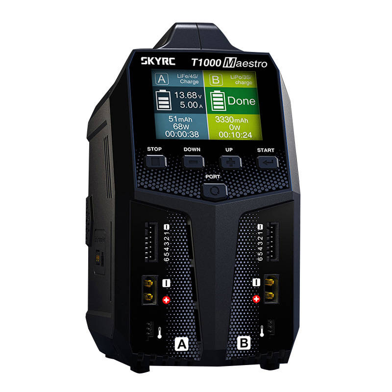 SkyRC T1000 įkroviklis 1000W Arm Cortex-M4 už gerą kainą