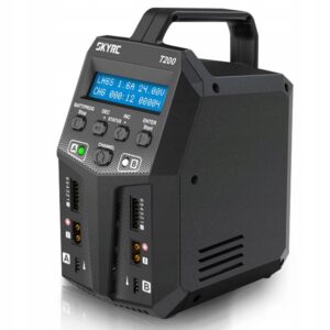SkyRC T200 įkroviklis 1-6S 2x100W 12A LiPo LiFe Li-Ion
