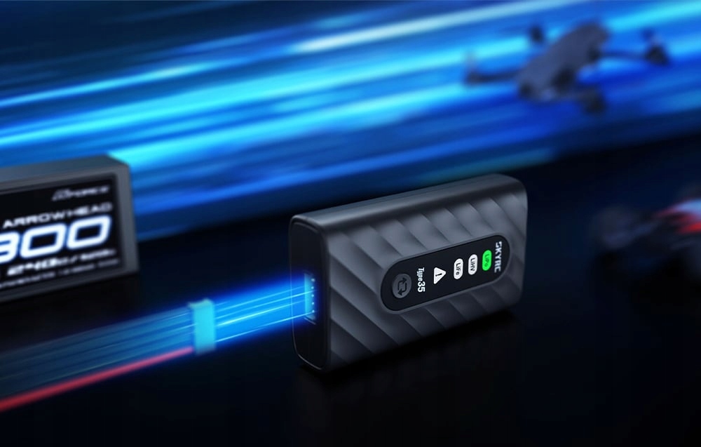 SkyRC Type35 įkroviklis USB-C PD 35W LiPo LiHV 2-4S 2A