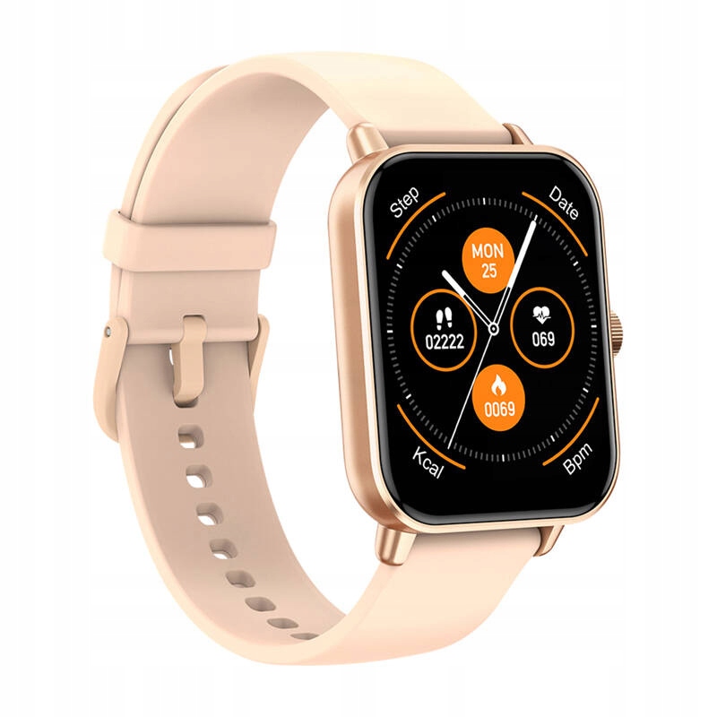 SmartwatchColmiP81smartzegareksportowydlakobietbluetoothip68zlotyStanopakowaniaoryginalne belsilt Išmanusis laikrodis COLMI P81 sportinis išmanusis laikrodis moterims Bluetooth IP68 auksinis